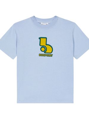 Bomuld t-shirt for drenge Bonpoint blå