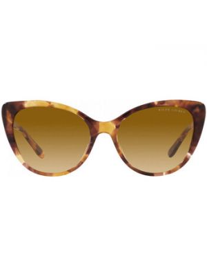 Brązowe okulary przeciwsłoneczne Ralph Lauren