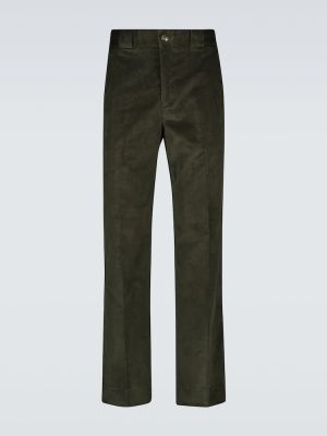 Pantaloni chino din bumbac Erdem verde