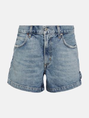 Pantalones cortos cargo Agolde azul
