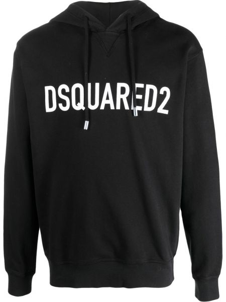 Hanorac cu glugă din bumbac cu imagine Dsquared2