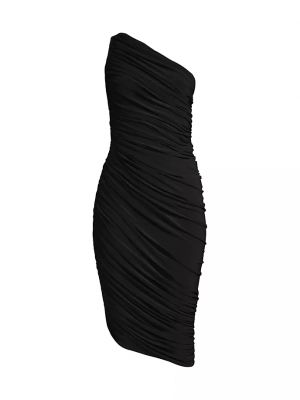 Платье на одно плечо Norma Kamali черный