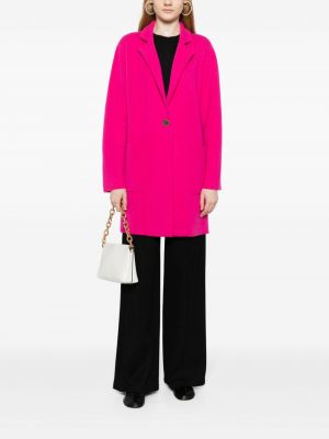 Płaszcz z kaszmiru Lisa Yang różowy
