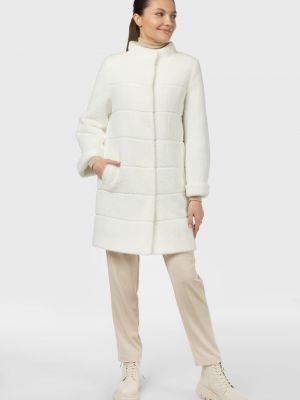 Утепленное пальто El Podio белое