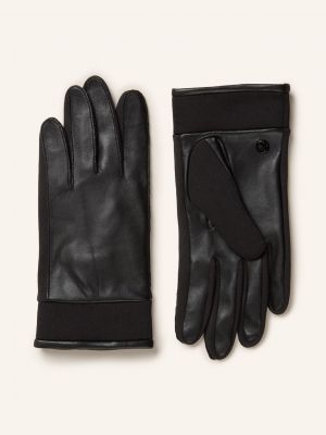Rękawiczki skórzane Kessler czarne