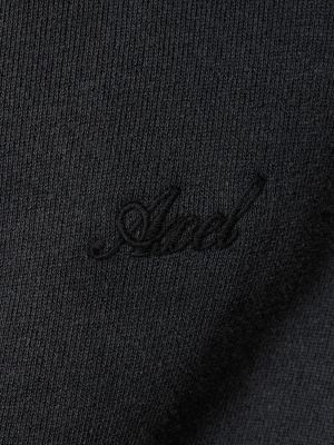 Bluza z kapturem bawełniana Axel Arigato czarna