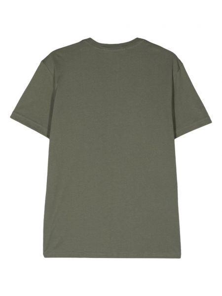 Kokvilnas t-krekls Calvin Klein Jeans zaļš