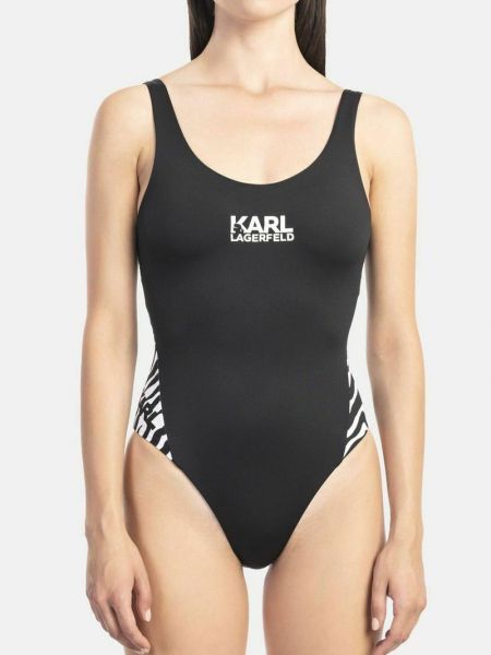 Strój kąpielowy Karl Lagerfeld czarny