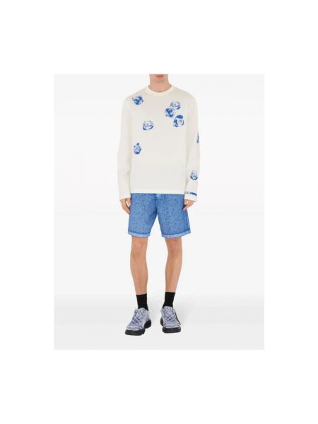Pantalones cortos con apliques Burberry azul