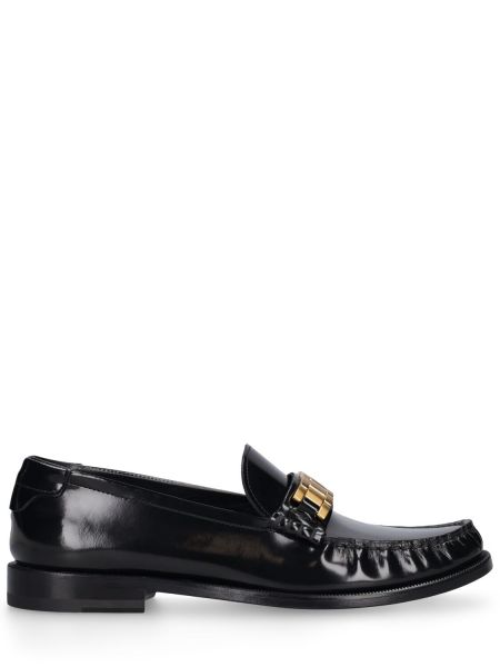 Skinn loafers Victoria Beckham svart