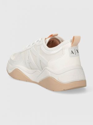Sneakerși Armani Exchange alb