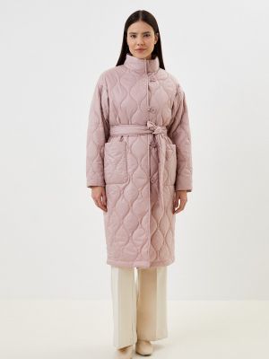 Розовая утепленная демисезонная куртка Hoops