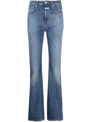 Relaxed fit flare jeans med hög midja Closed blå