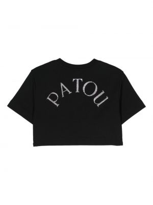 T-shirt aus baumwoll Patou schwarz