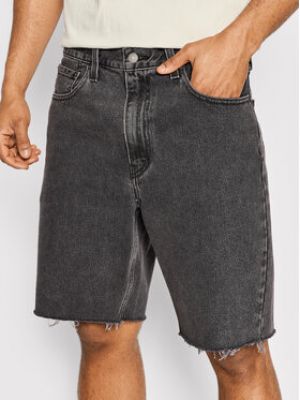 Shorts en jean large Levi's noir