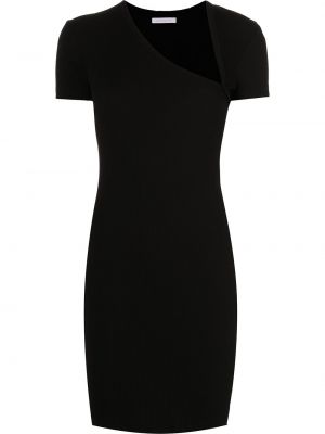 Mini vestido ajustado asimétrico John Elliott negro