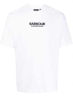 Tricou Barbour International alb