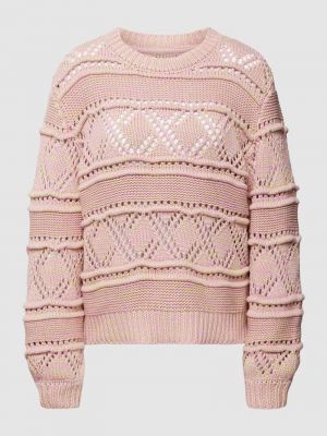 Różowy dzianinowy sweter Moves