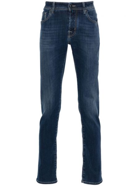 Skinny fit jean pantolon Jacob Cohën mavi