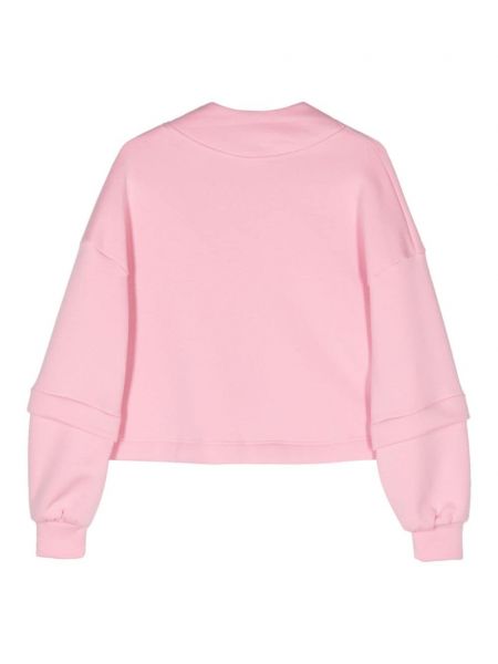 Sweatshirt mit v-ausschnitt Ioana Ciolacu pink