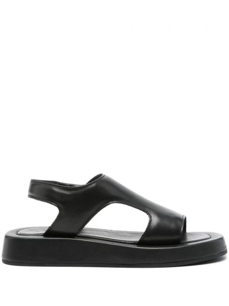 Kožené sandále Officine Creative čierna