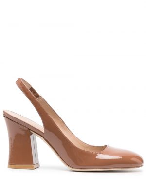 Pumpar med remmar med slingback Stuart Weitzman brun