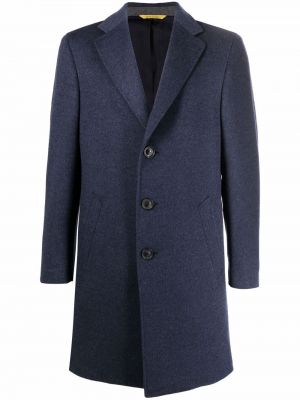 Kabát na gombíky Canali modrá