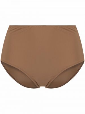Bikini de cintura alta Totême marrón