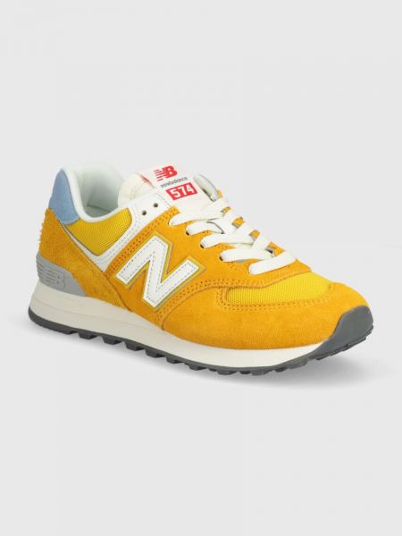 Sneakers New Balance 574 κίτρινο