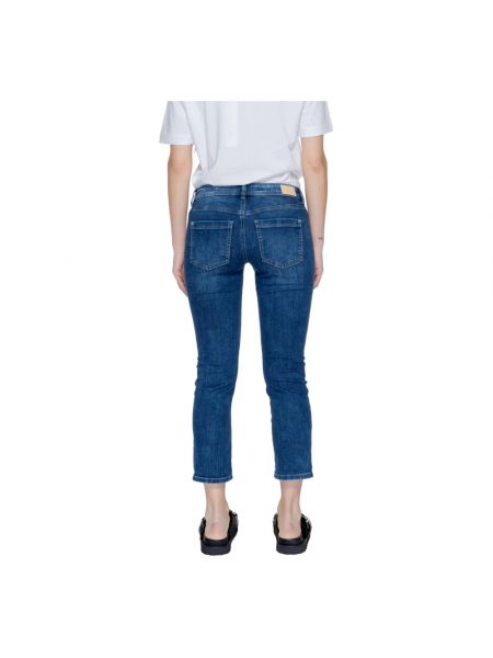 Streetwear jeans mit reißverschluss Street One blau
