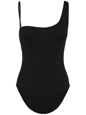 Jednodílné plavky jersey Max Mara černé