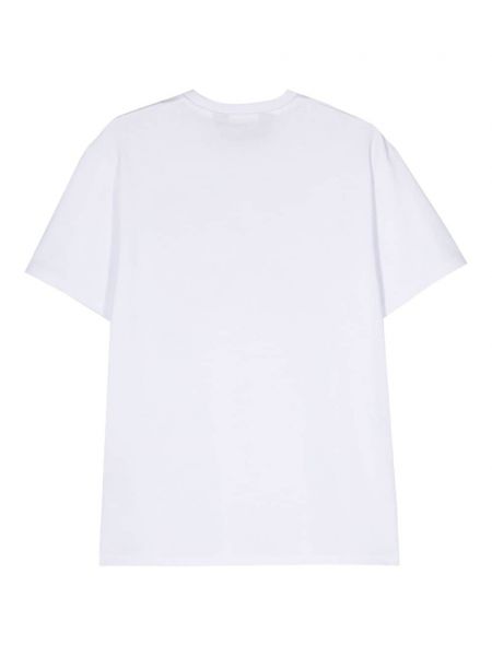 Kokvilnas t-krekls ar apdruku Just Cavalli balts