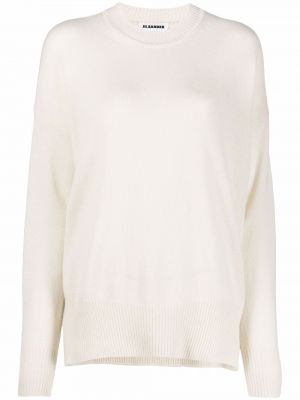 Jersey de cachemir de tela jersey con estampado de cachemira Jil Sander blanco