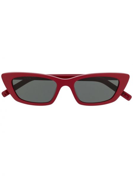 Γυαλιά ηλίου σε στενή γραμμή Saint Laurent Eyewear κόκκινο