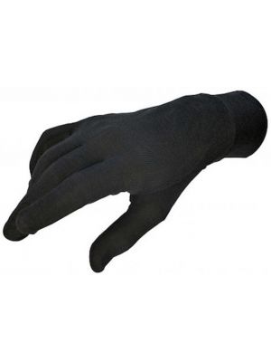 Шелковые перчатки Dainese черные