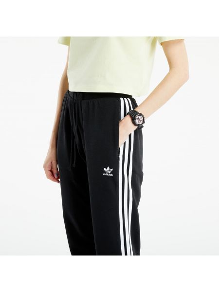 Στενό παντελόνι σε στενή γραμμή Adidas Originals μαύρο