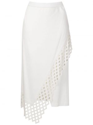 Asymetrická sukňa Alcaçuz biela