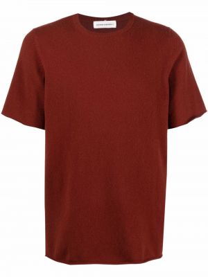 Camiseta de cachemir de punto Extreme Cashmere rojo