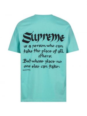 Marškinėliai Supreme mėlyna