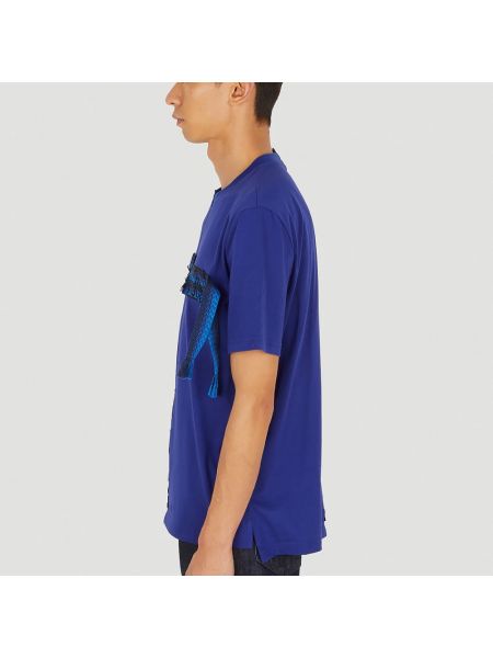 Camiseta asimétrica Lanvin azul