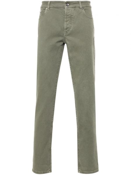 Skinny jeans Brunello Cucinelli grøn