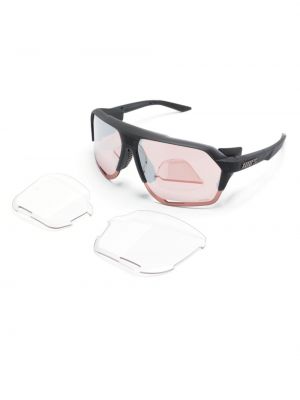 Oversized sluneční brýle 100% Eyewear černé
