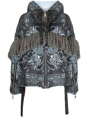 Khrisjoy fringed zip-up jacket - Noir