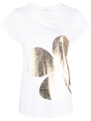 T-shirt di cotone con stampa Dorothee Schumacher bianco