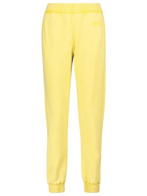 Klasické bavlněné sportovní kalhoty Rta - žlutá