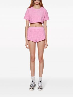 Jacquard lühikesed püksid Givenchy roosa