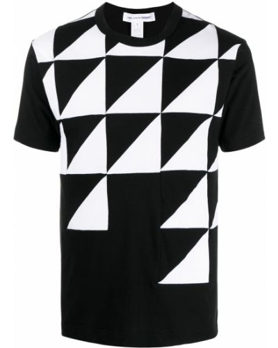 Camisa con estampado con estampado geométrico Comme Des Garçons Shirt negro