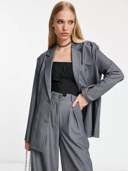 Пиджак ретро Reclaimed Vintage серый