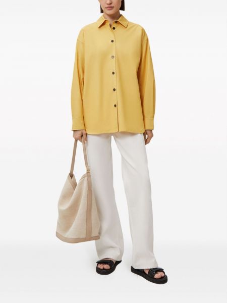 Hemd mit geknöpfter aus baumwoll 12 Storeez gelb