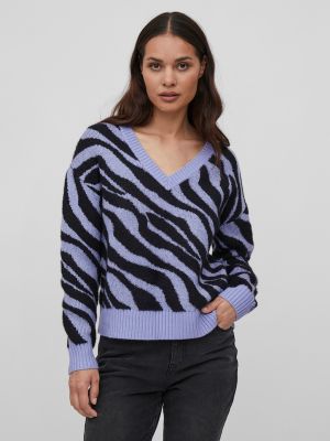 Jersey con estampado de tela jersey animal print Vila violeta